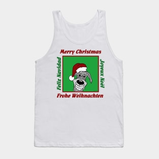 Irish Wolfhound Christmas Tank Top